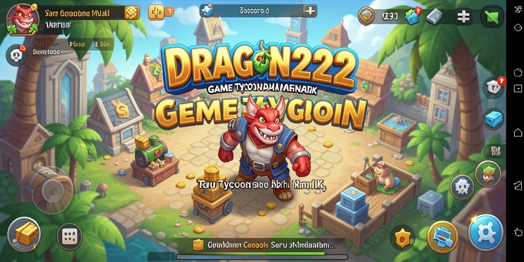 Tampilan gameplay menarik di DRAGON222 dengan elemen Tycoon yang kental.