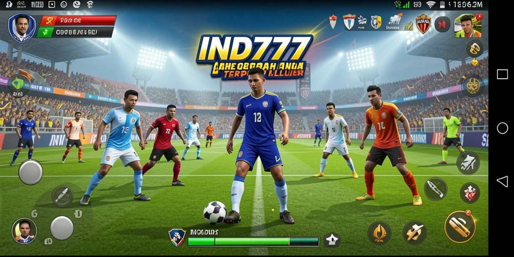 Tampilan gameplay seru dari IND777 yang membuat pengalaman olahraga semakin menyenangkan.