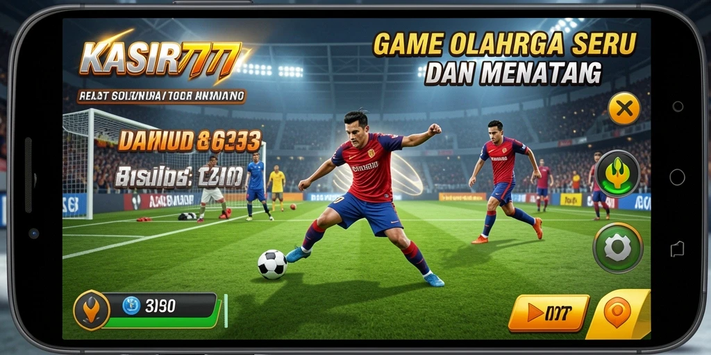 Tampilan gameplay KASIR777 dengan aksi seru olahraga.