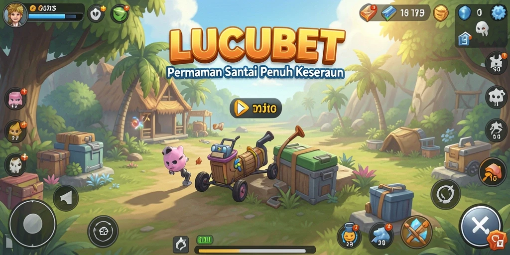 Tangkap layar gameplay LUCUBET yang menarik dan penuh warna.