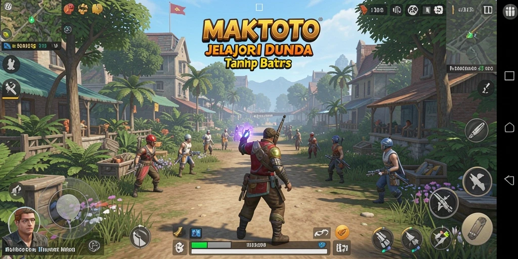 Tampilan gameplay MAKTOTO yang menakjubkan dan penuh petualangan.