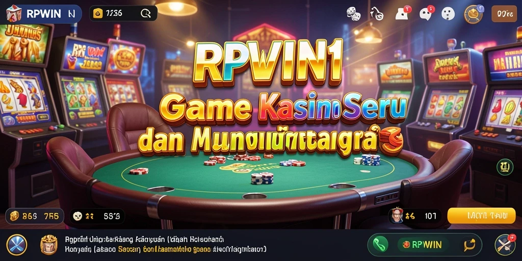 Gameplay RPWIN1 menampilkan keseruan permainan Kasino yang mendebarkan.