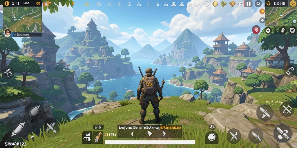 Tampilan gameplay SINAR123 yang mendebarkan dalam dunia terbuka.